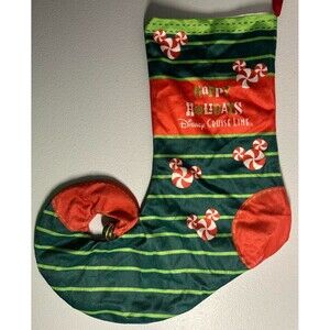 NEW Disney Cruise Line Exclusive Peppermint Mickey Mouse Christmas Stocking